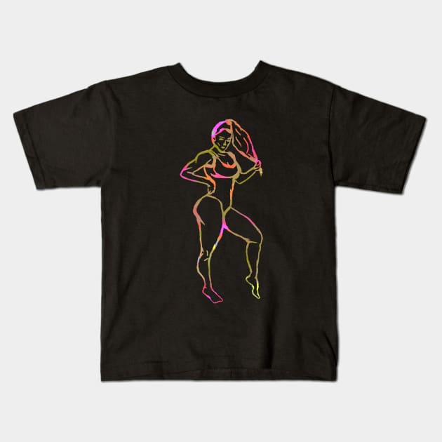 Fitness Chic Kids T-Shirt by Dapperdanz